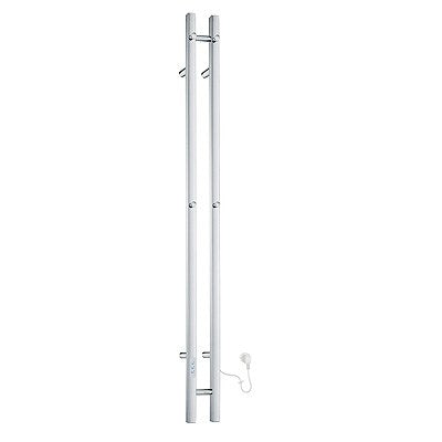 Smedbo Dry Heated Towel Rail Vertical - 120mm - FK712
