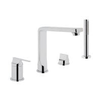 Vitra Suit L Deck - mounted bath mixer with hand shower