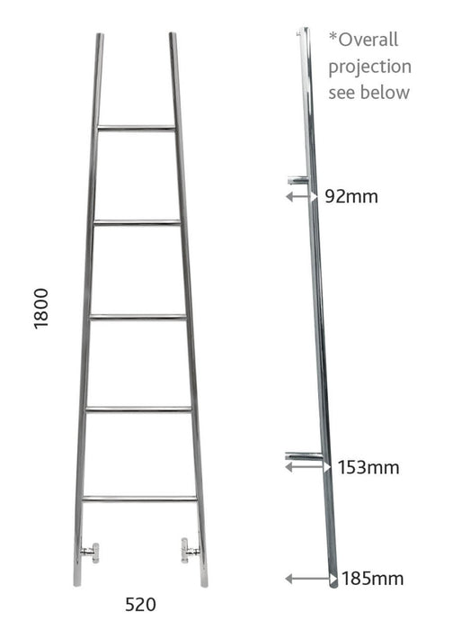 JIS Rye - Leaning Ladder Rail