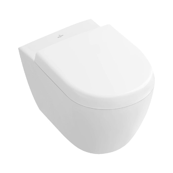 Villeroy & Boch Subway 2.0 - Compact Wall Mounted Pan with Seat & Cover