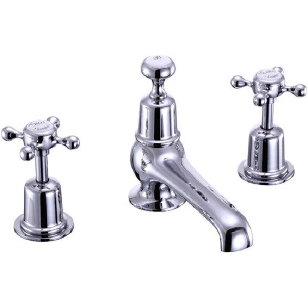 Burlington Claremont 3 Hole Basin Mixer