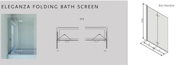 Matki Eleganza Folding Bath Screen