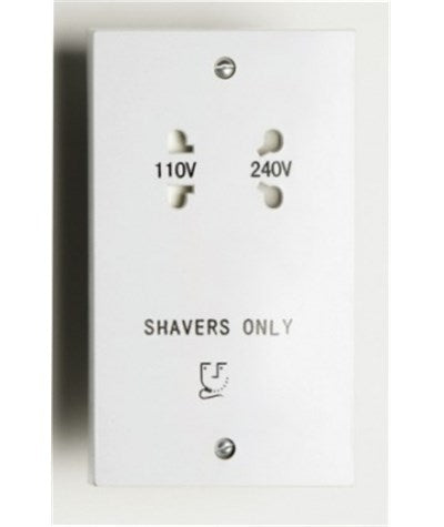 White Shaver Socket