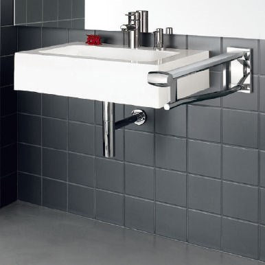 Keuco Plan Care Drop Down Supporting Rail for Washbasin