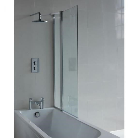 Cleargreen Hinged Bathscreen with fixed panel