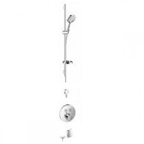 Hansgrohe - Round Select Valve with rail kit