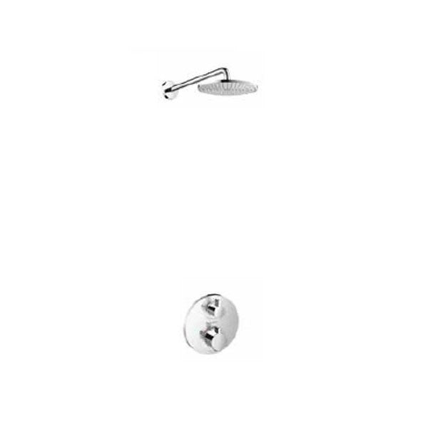 Hansgrohe - Round Valve with Radiance (240) overhead