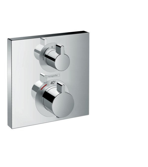 Hansgrohe Square valve with Raindance Select rail kit