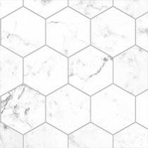 Nuance Acrylic Panel -  Hexagon Marble Panel - - 1220 x 2440h x 4mm
