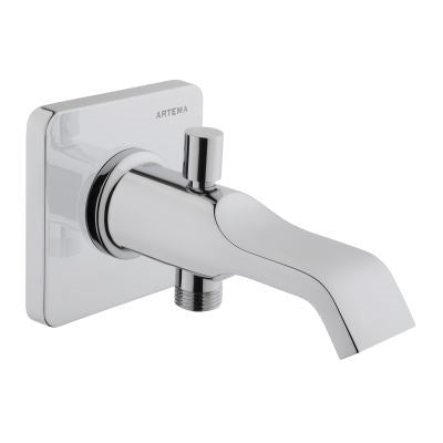 Vitra Suit U Wll-mounted bath spout with hand shower outlet