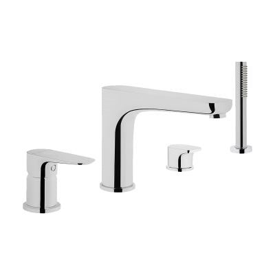 Vitra X-Line Deck Mounted bath mixer with hand shower